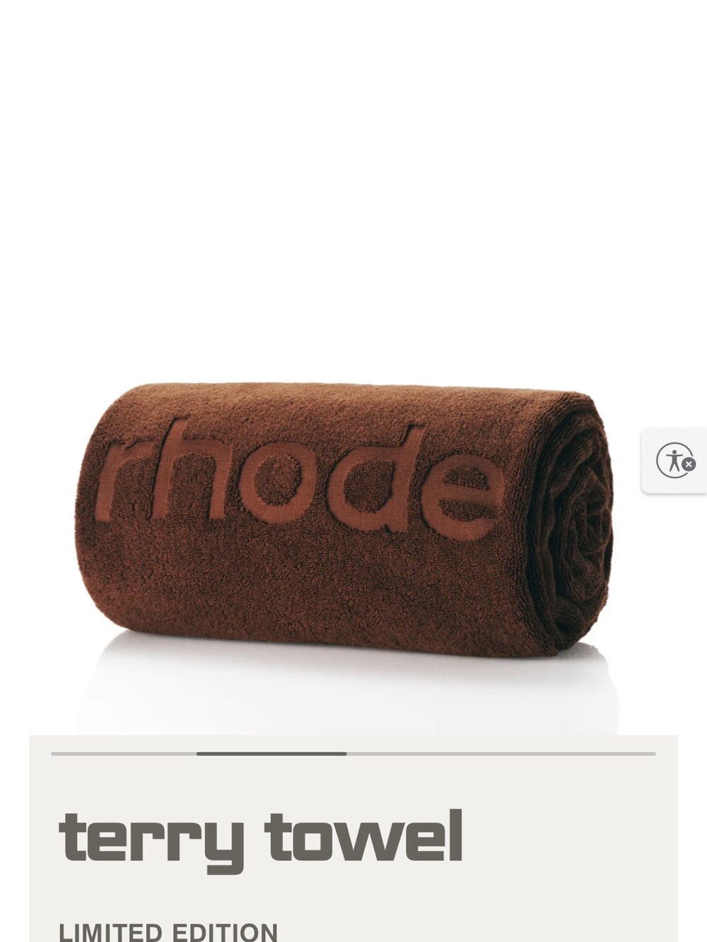 RHODE Terry Towel